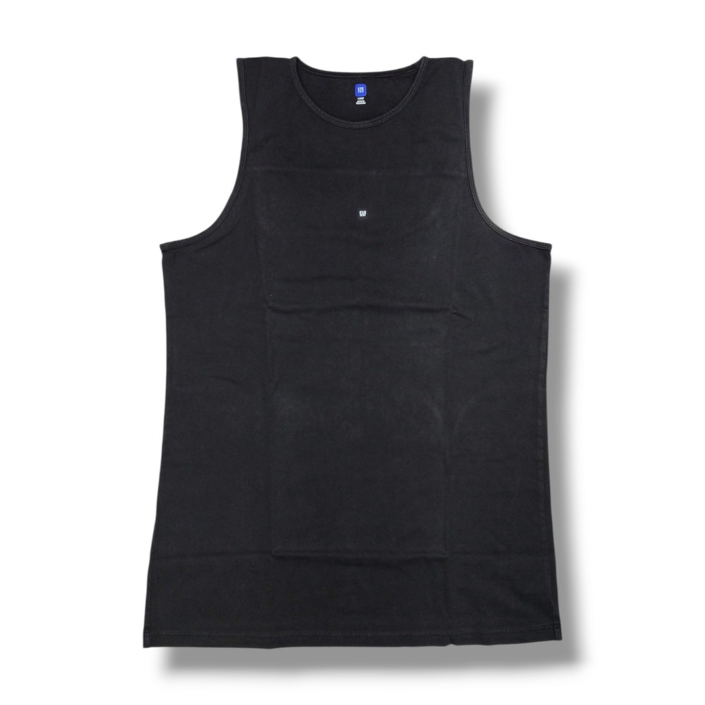 YZY Yeezy Gap Engineered By Balenciaga Loose Tank‎ Top Men's Size Large Black